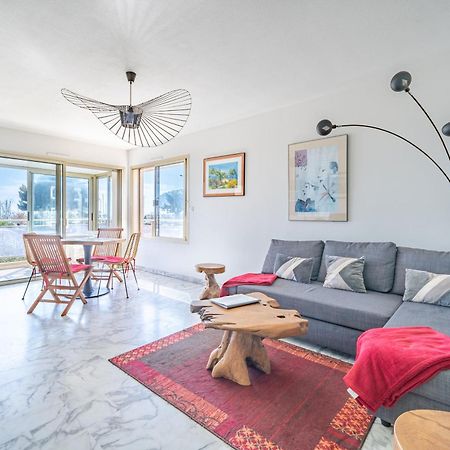 Magnifique 2 Pieces Vue Mer - Parking Proche Plage Saint-Laurent-du-Var Exterior foto